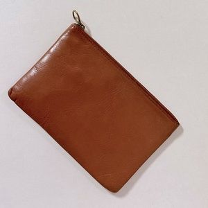 Madewell Leather Pouch Clutch - brown